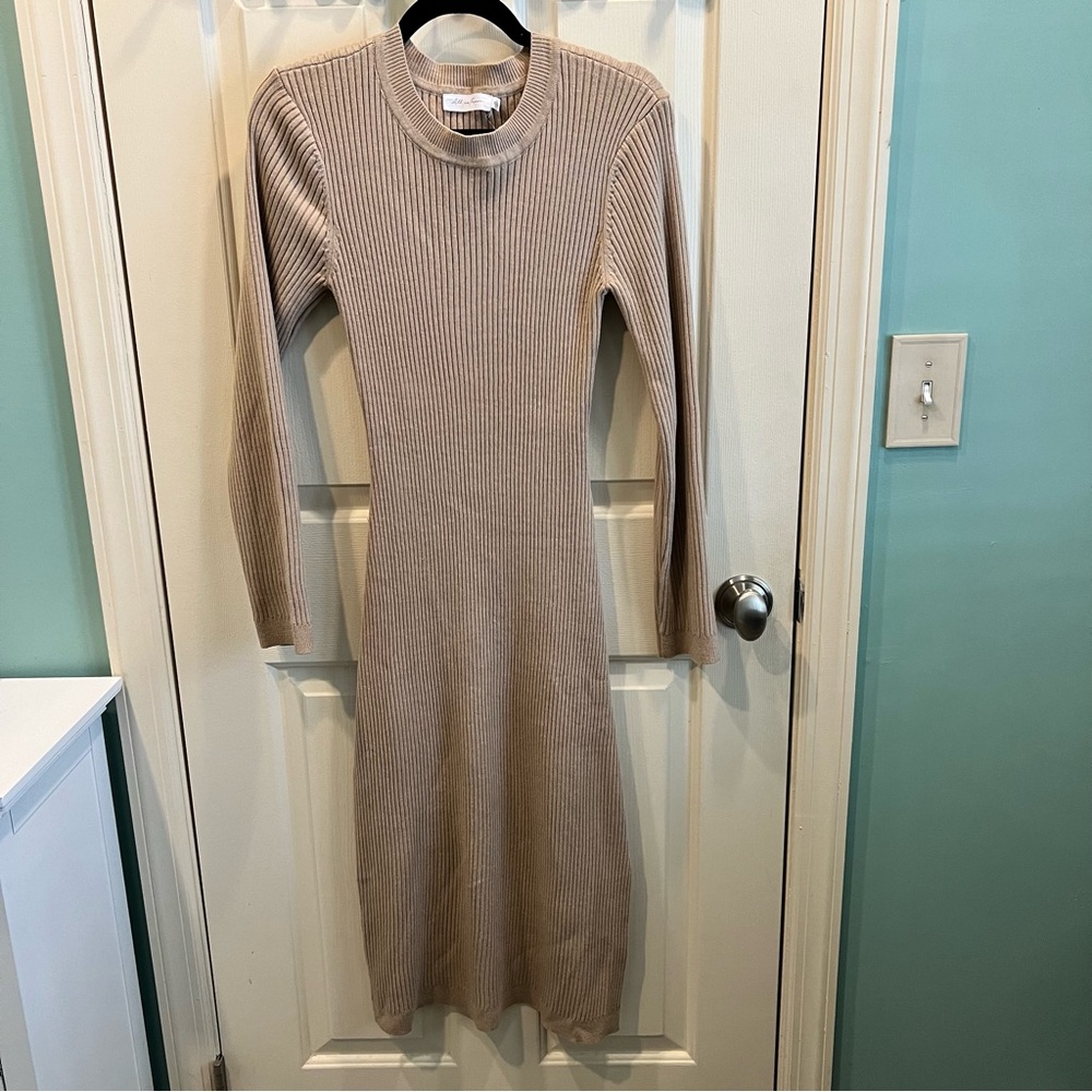 Ribbed Sweater Dress
